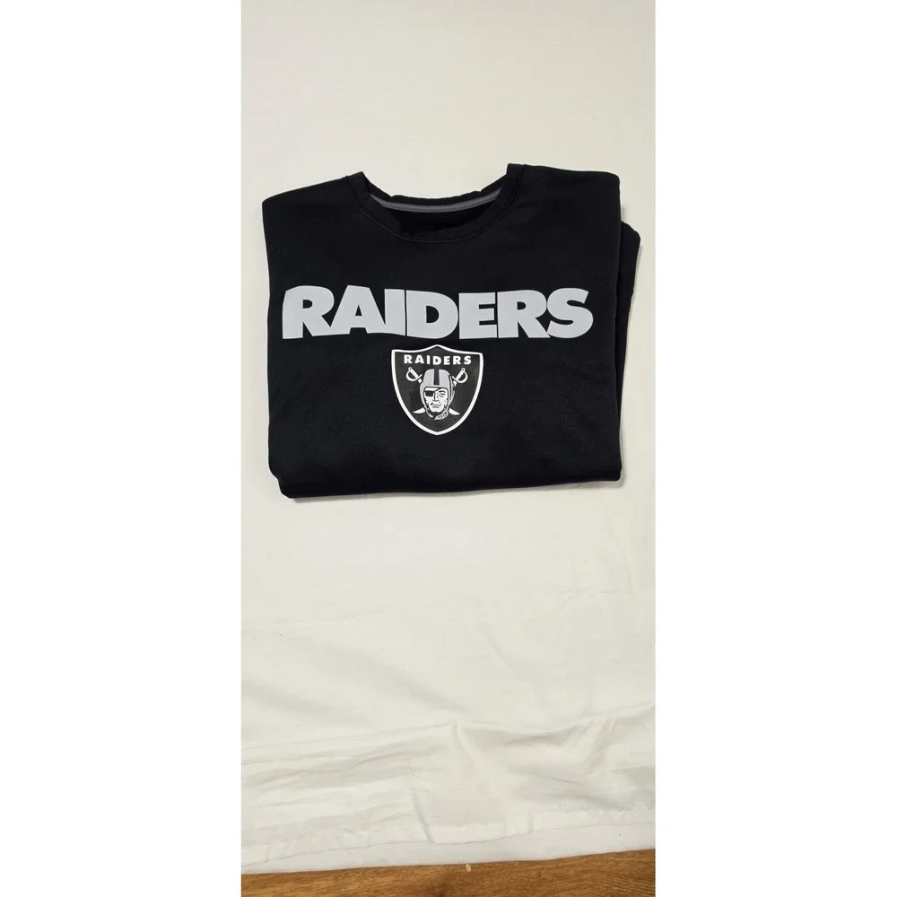 Nike Therma Fit Onfield Apparel Raiders Nfl Sweatshirt Large